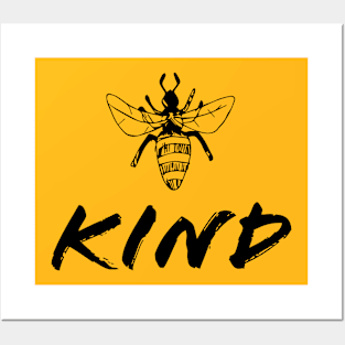 Bee kind design Posters and Art